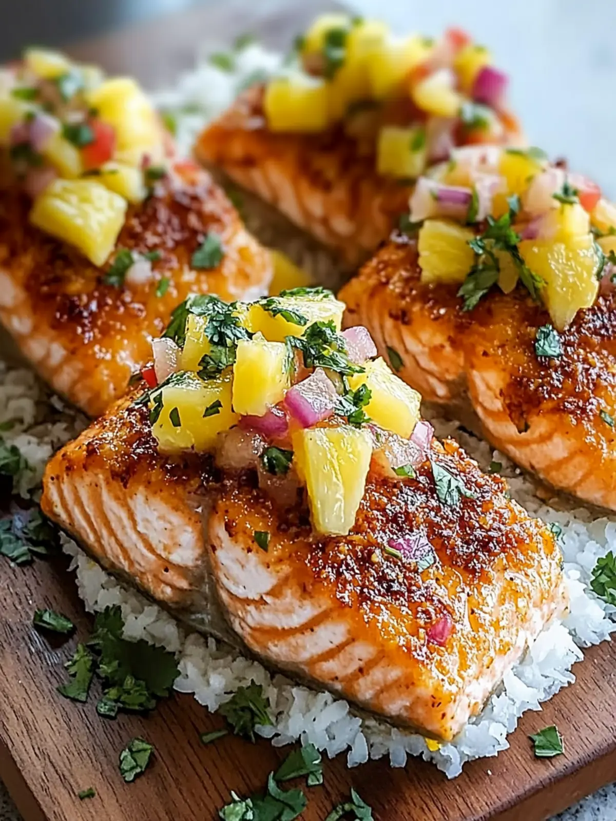 Coconut Crusted Salmon with Pineapple Salsa: Cooking Methods, Serving Suggestions, and Nutritional Insights