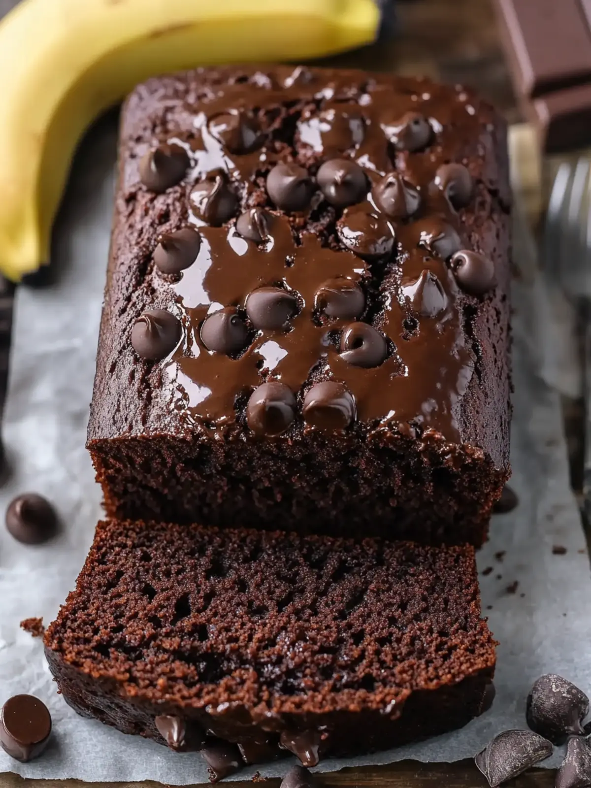 Decadent Chocolate Banana Bread That's Gluten-Free and Easy 5 Chocolate Banana Bread