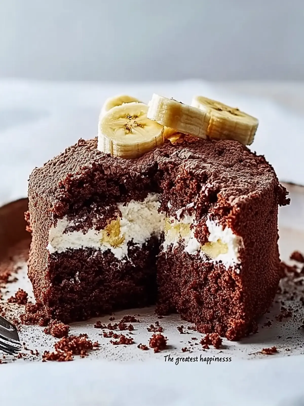 Discover the Joy of Chocolate Banana Cake Bliss 4 Chocolate banana cake “The greatest happiness”