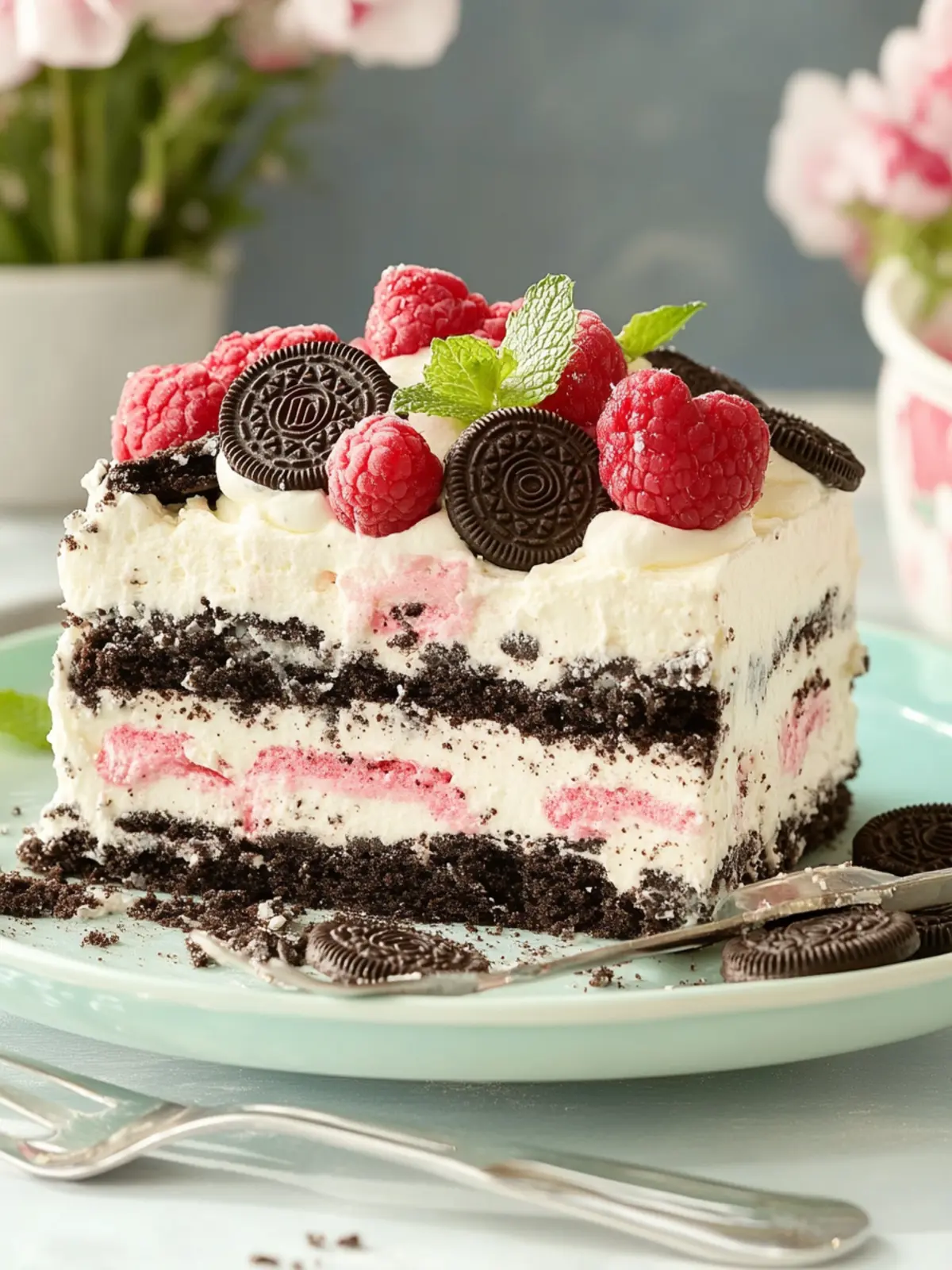 Decadent Oreo Icebox Cake: Sweet Treats for Valentine’s Day 4 Oreo Icebox Cake- Sweet treats for Valentine’s Day