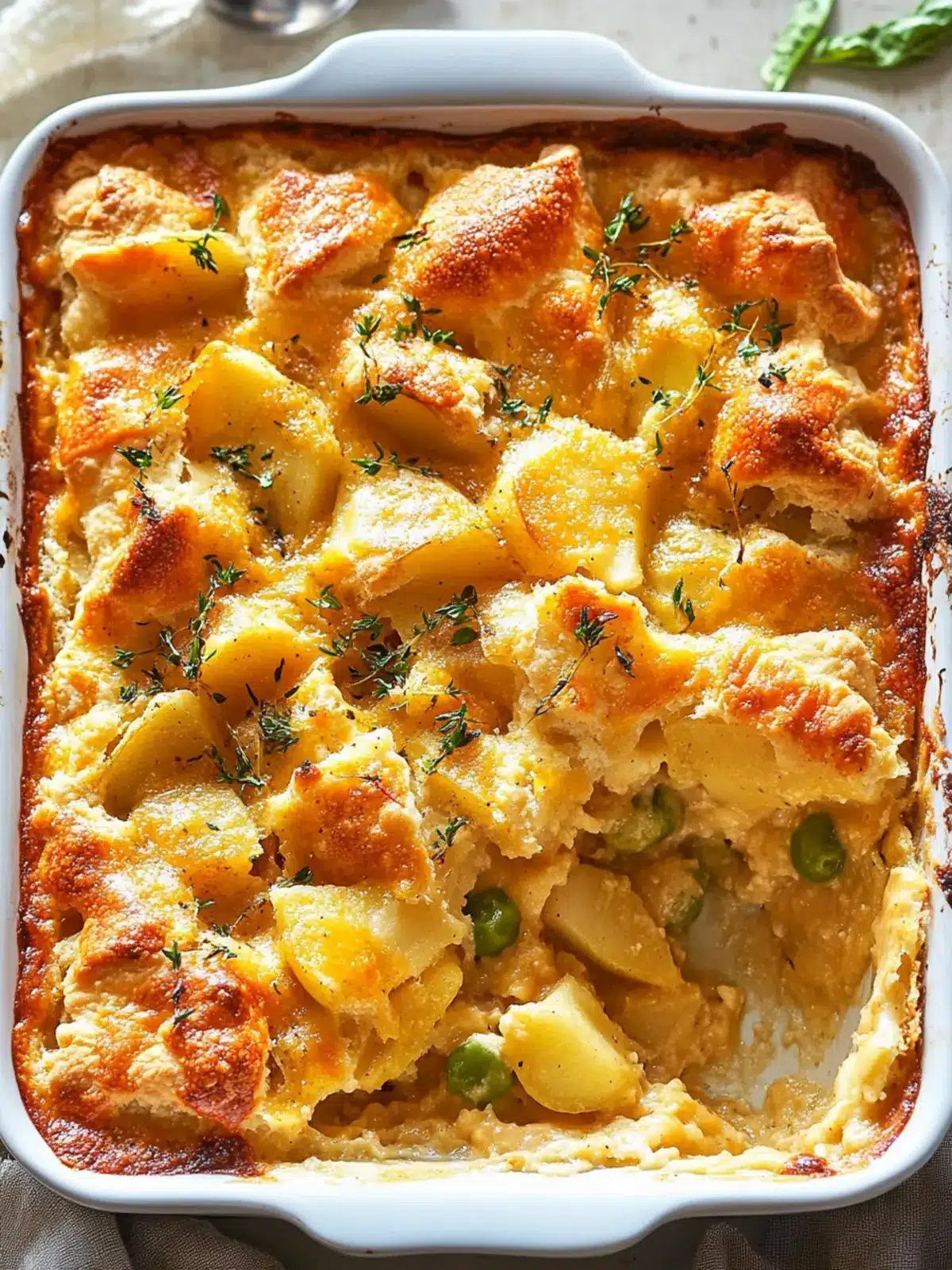 Apple Cheddar Crescent Casserole