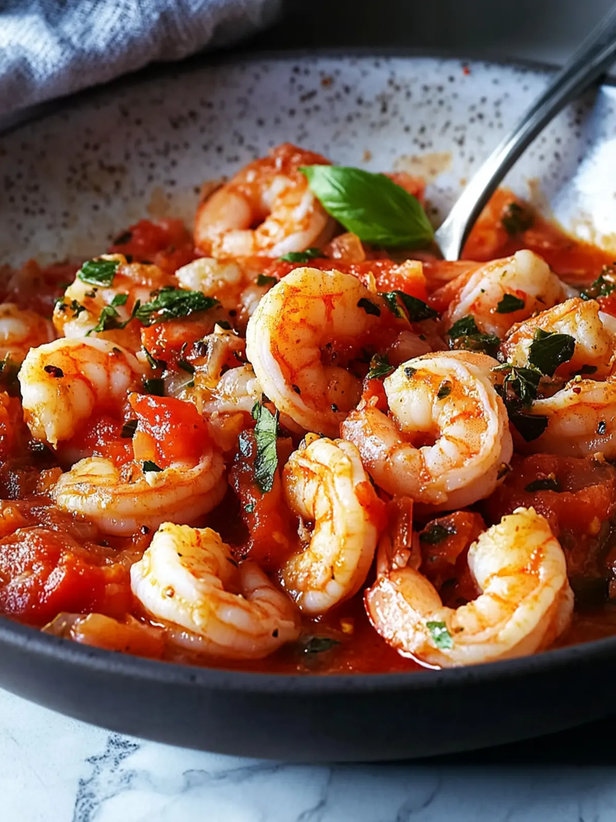 Garlic Shrimp in Tomato Sauce