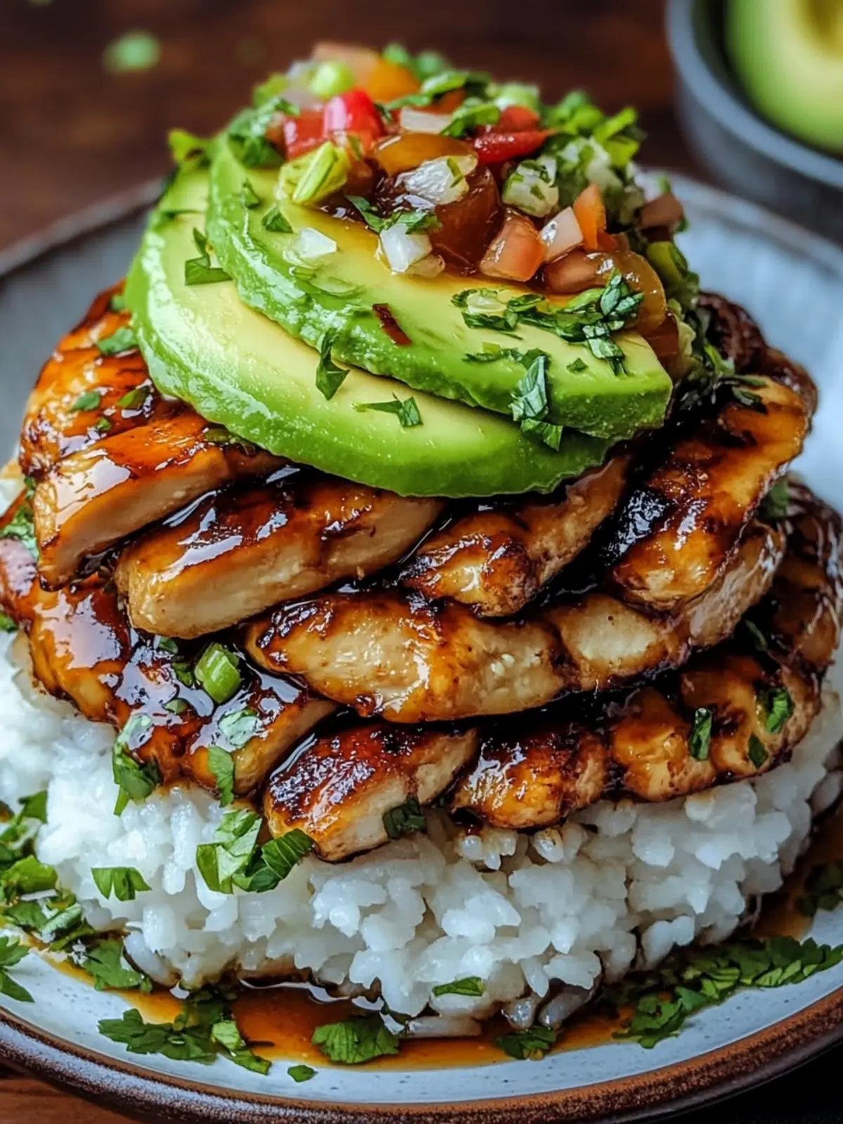 Tangy Honey Lime Chicken & Avocado Rice Stack to Delight You 4 Tangy Honey Lime Chicken & Avocado Rice Stack That Delights