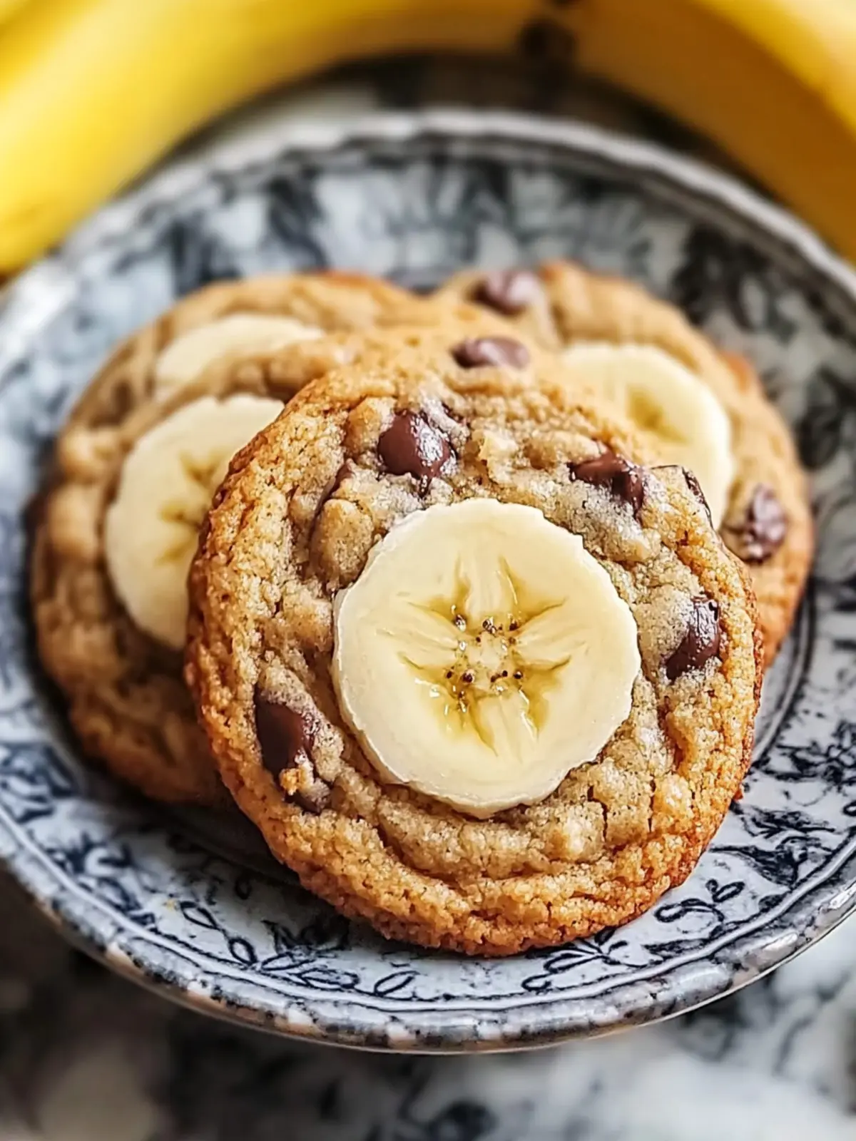 Deliciously Soft Banana Bread Cookies with Creamy Glaze 3 Banana Bread Cookies