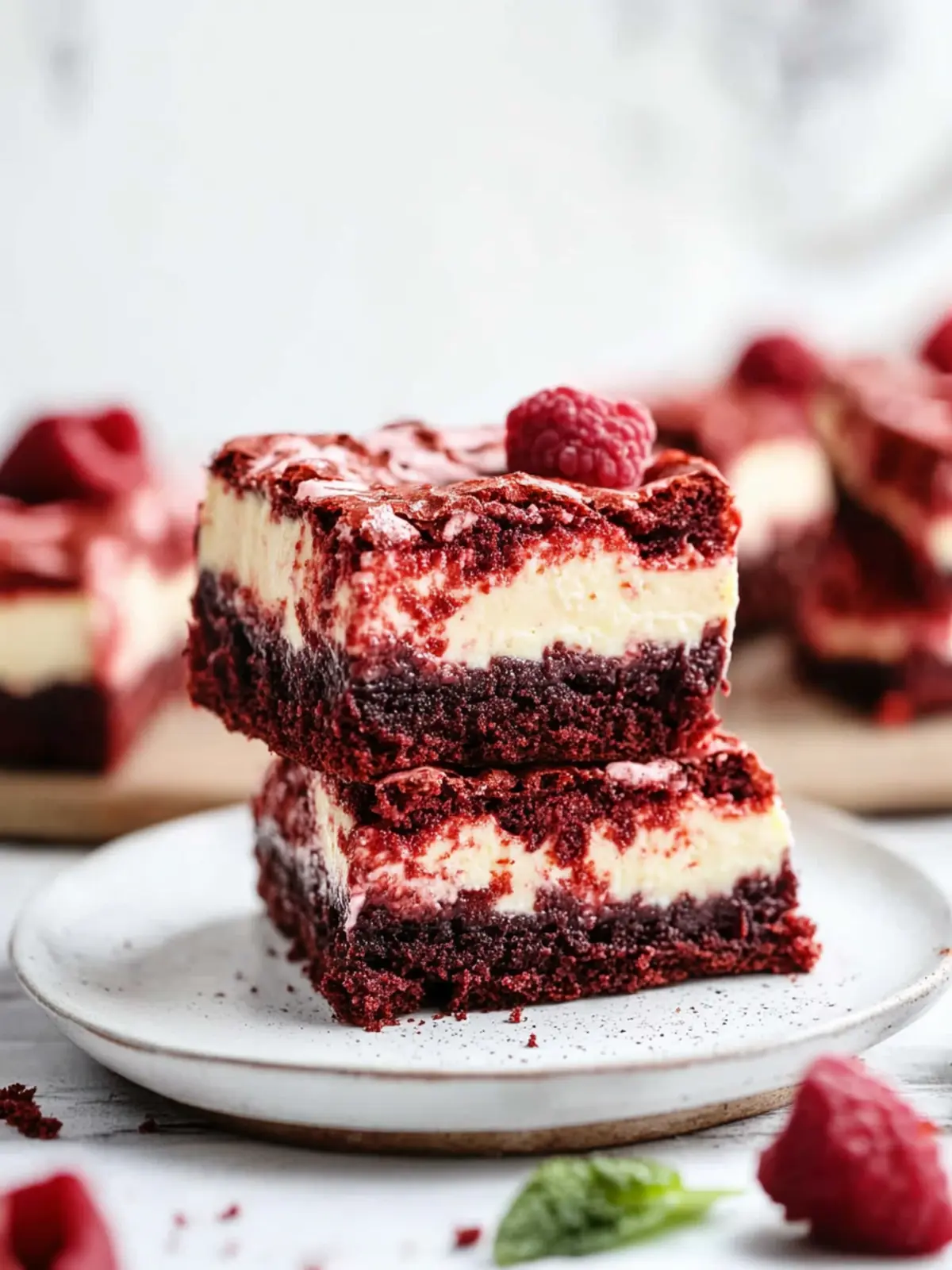 Irresistible Red Velvet Cheesecake Brownies for Valentine’s Day 2 Red Velvet Cheesecake Brownies-Valentine’s Day desserts