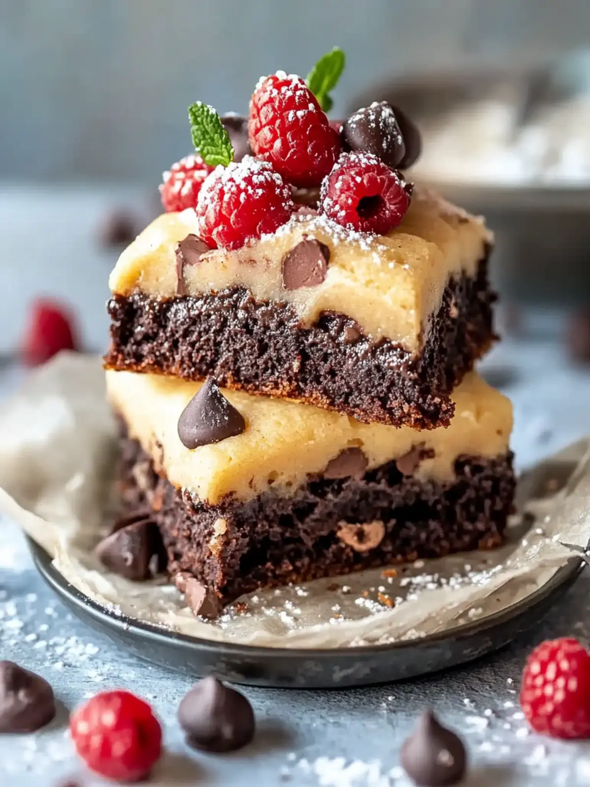 Double Layer Vegan Brookies That Will Wow Your Taste Buds 3 Double Layer Vegan Brookies