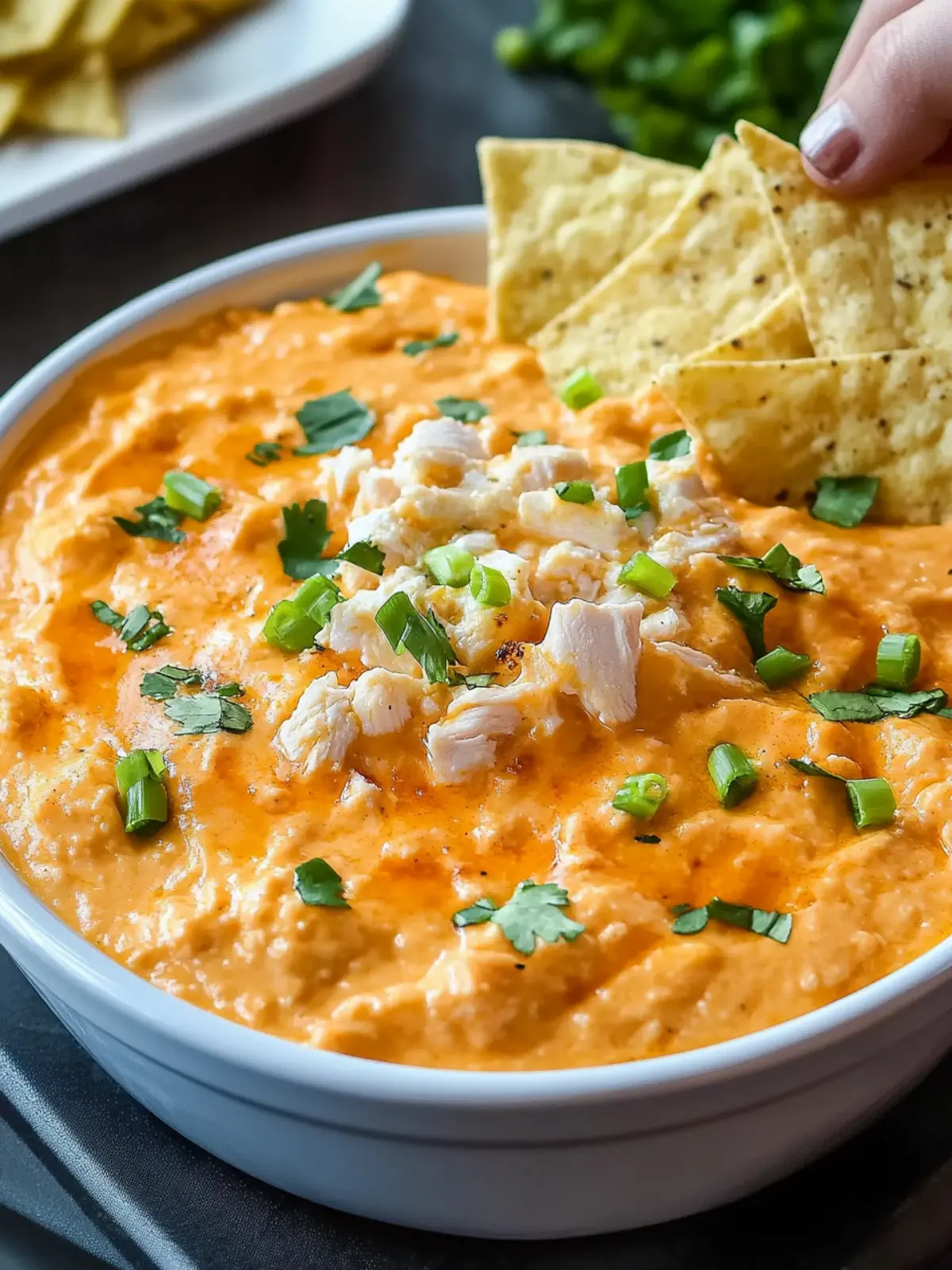 SLOW COOKER BUFFALO CHICKEN DIP