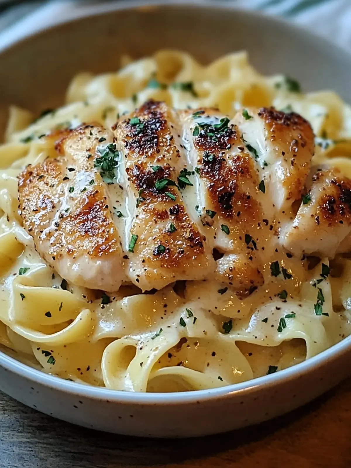 Chicken with Buttered Noodles