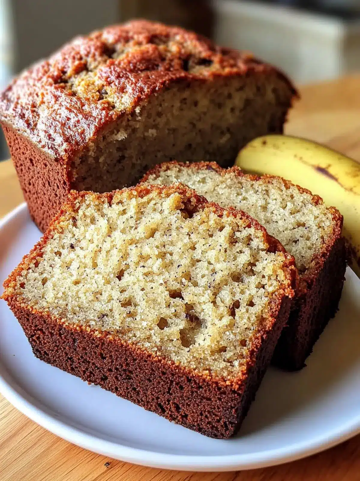 Moist Banana Bread Recipe with 3 Ripe Bananas for Blissful Mornings 4 Moist Banana Bread Recipe with 3 Ripe Bananas-Blissful Bite