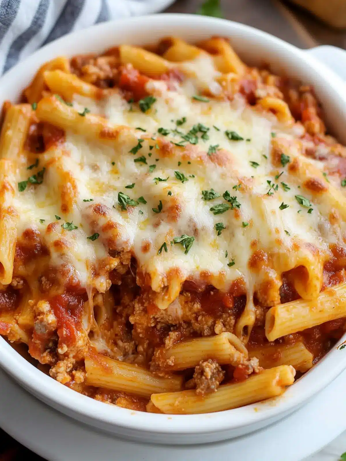 Slow Cooker Baked Ziti Recipe