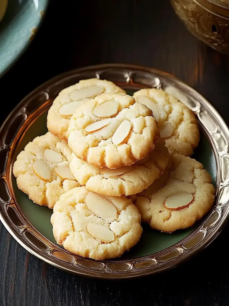 Chinese Almond Cookies- Lucky foods for Chinese New Year