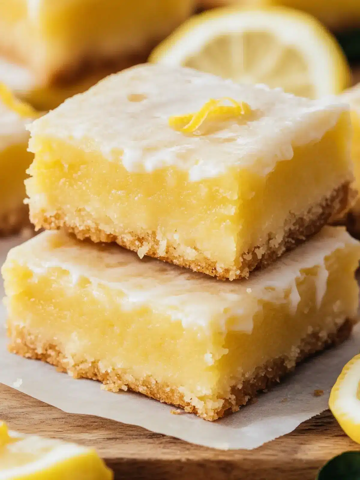 Easy Lemon Brownies Recipe