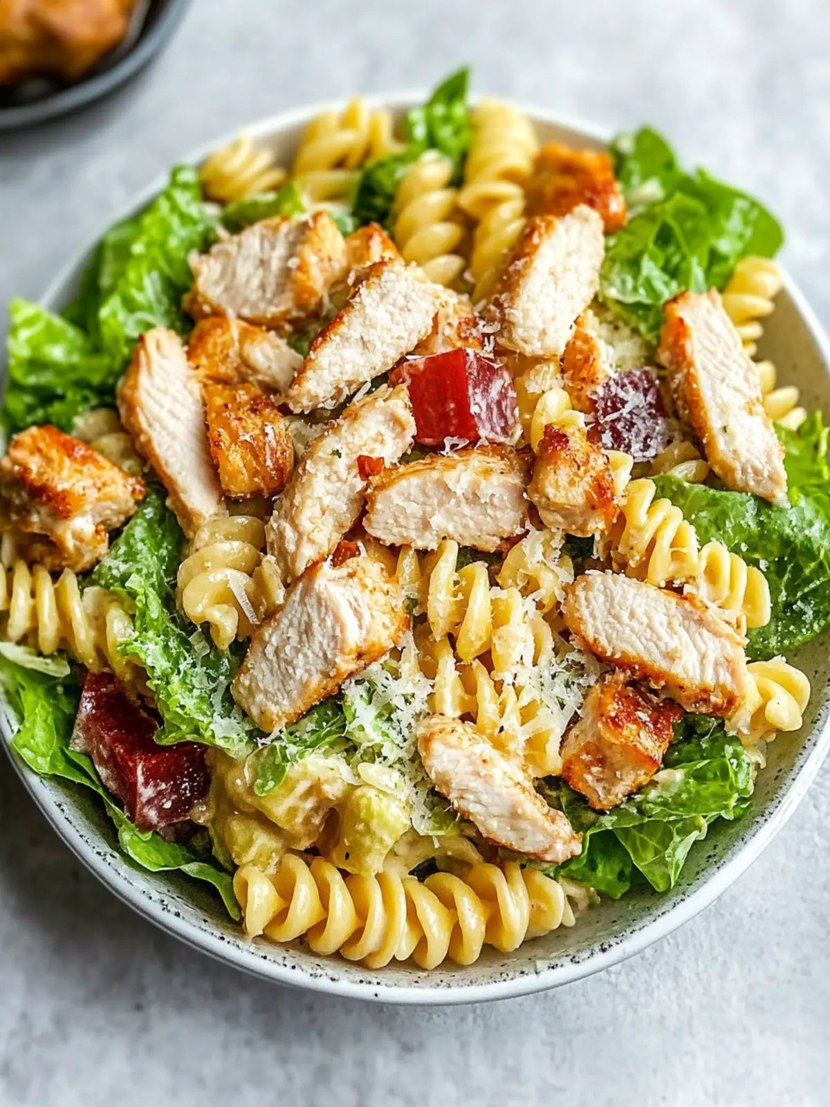 Chicken Caesar Pasta Salad: Quick, Fresh, and Flavor-Packed!