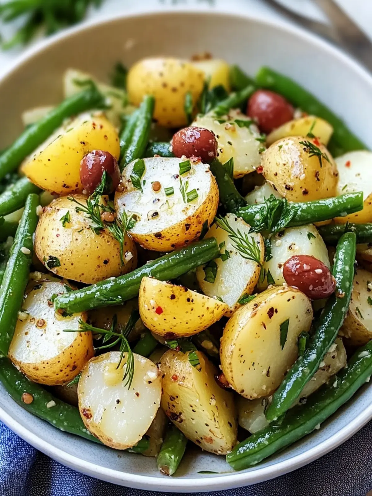 Delicious French-Style Potato and Green Bean Salad to Love 2 French-Style Potato and Green Bean Salad