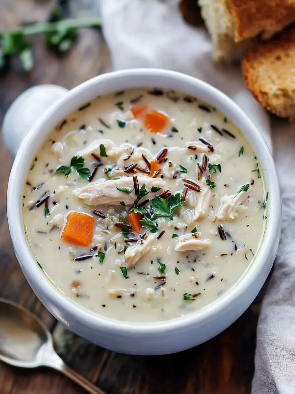 Creamy Chicken and Wild Rice Soup Recipe for Cozy Nights 3 Creamy Chicken and Wild Rice Soup Recipe