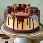 Chocolate drip cake