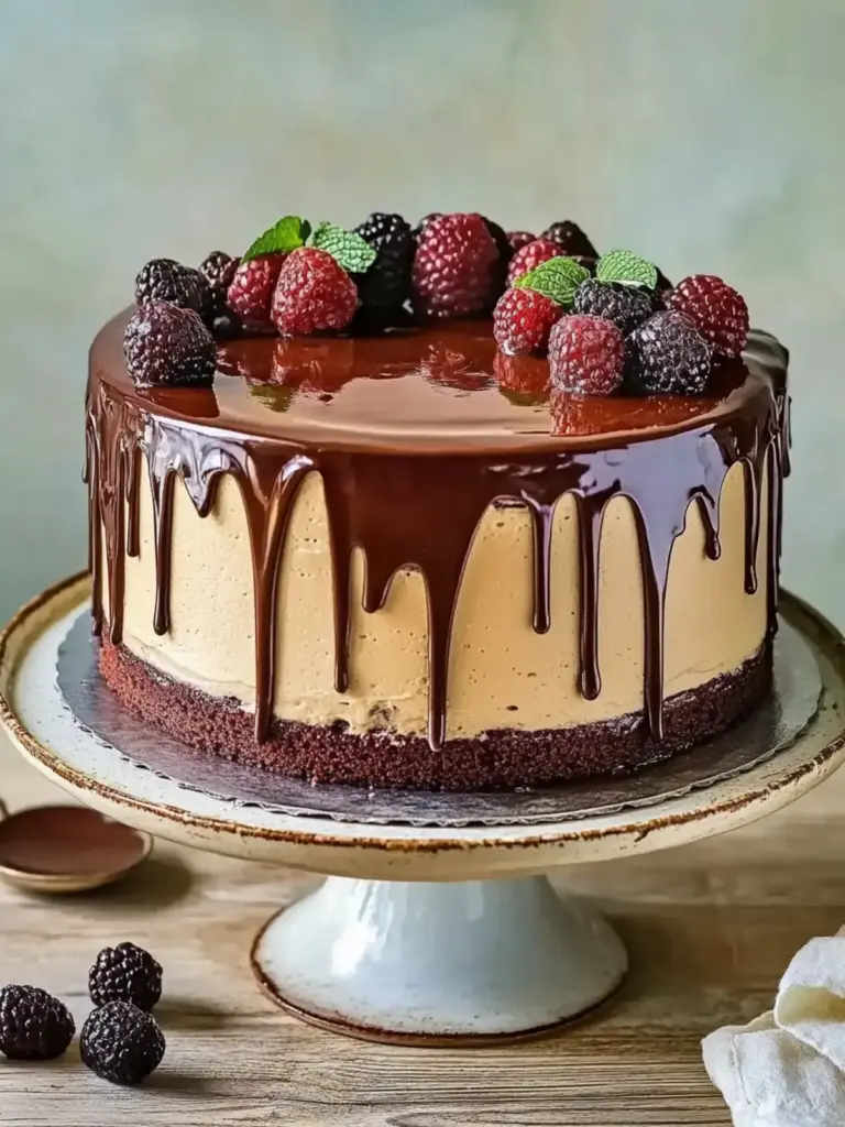 Chocolate drip cake