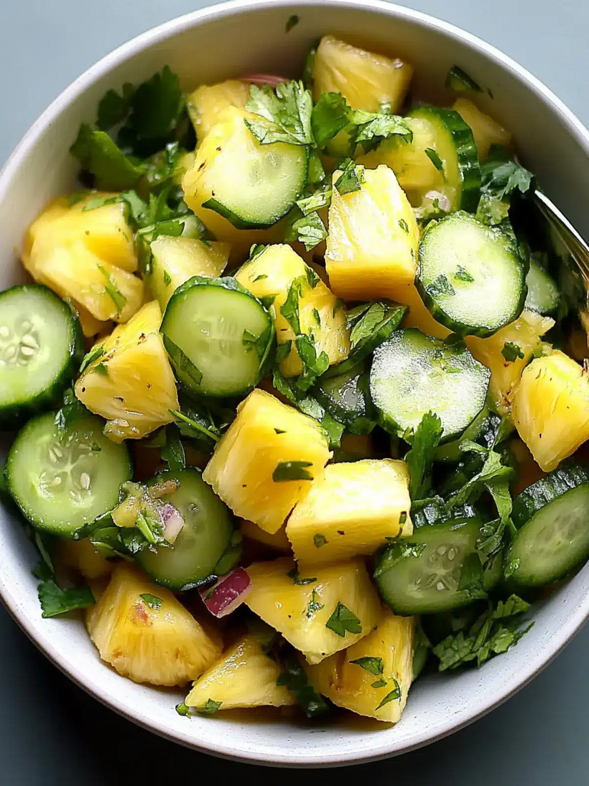 Pineapple Cucumber Salad
