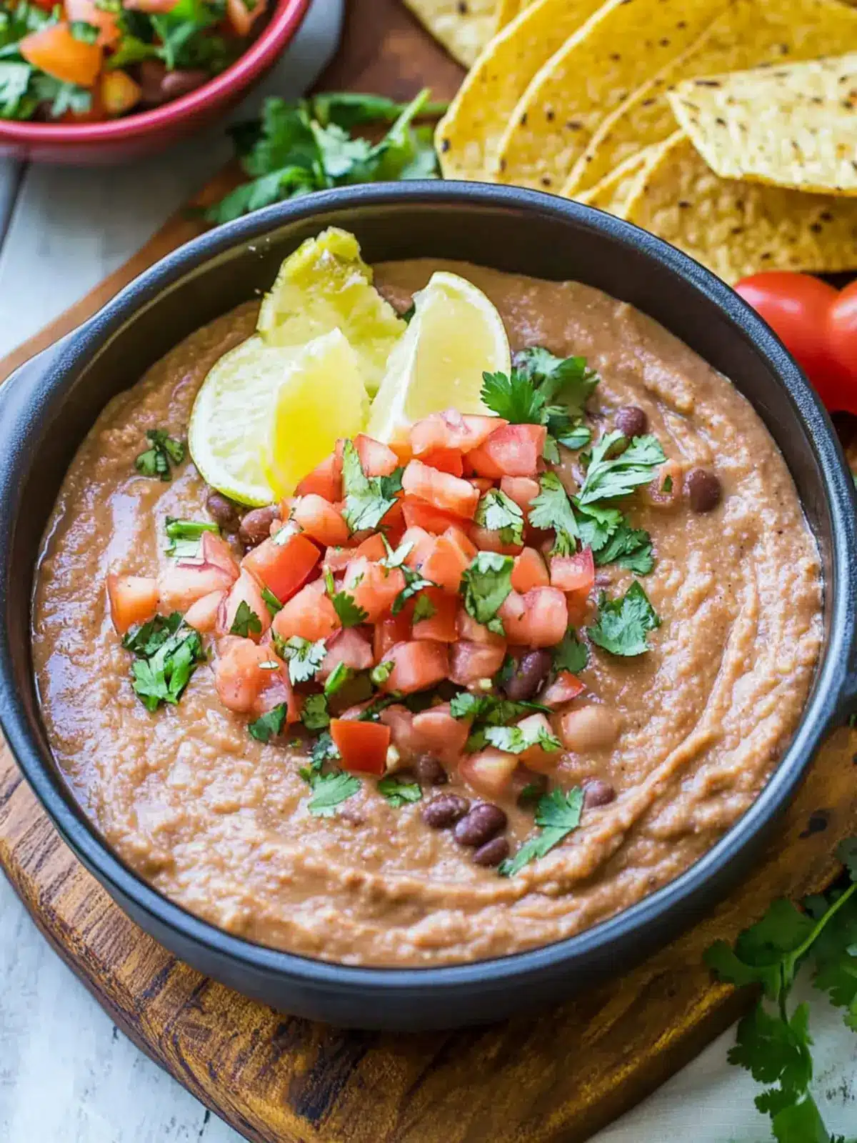 Creamy Refried Bean Dip Recipe for Quick Gatherings 3 Refried Bean Dip Recipe