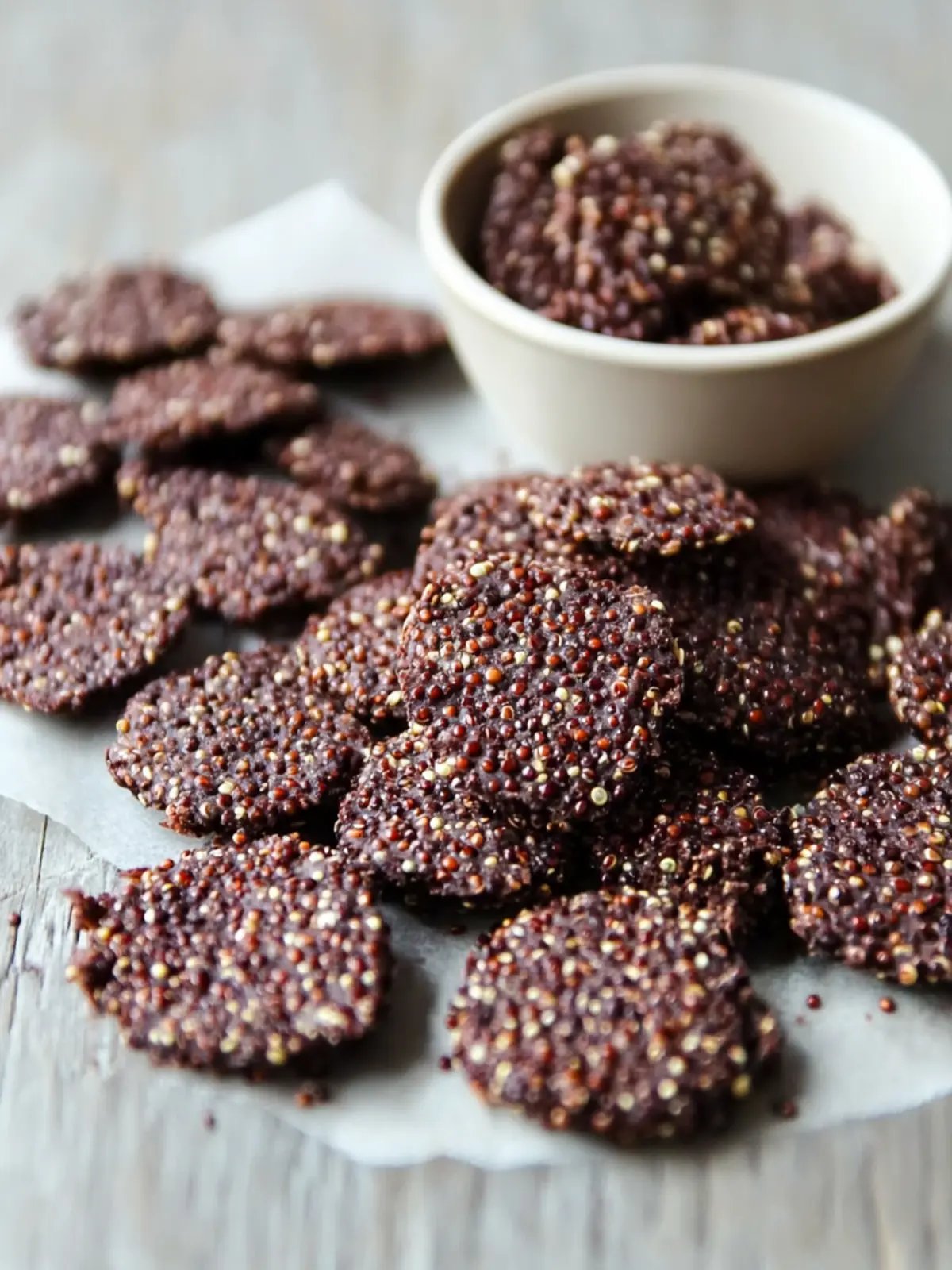Dark Chocolate Quinoa Crisps: A Crunchy Healthy Delight 5 Dark Chocolate Quinoa Crisps: A Healthy Indulgence with a Crunch