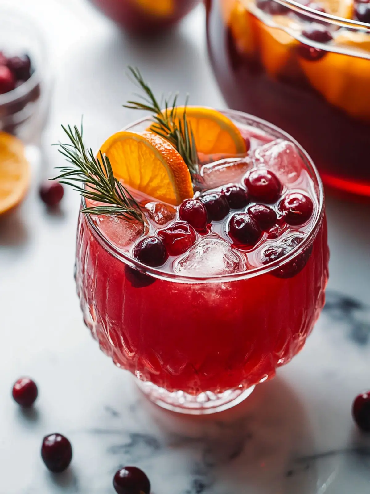 Non-Alcoholic Cranberry Valentine’s punch recipes