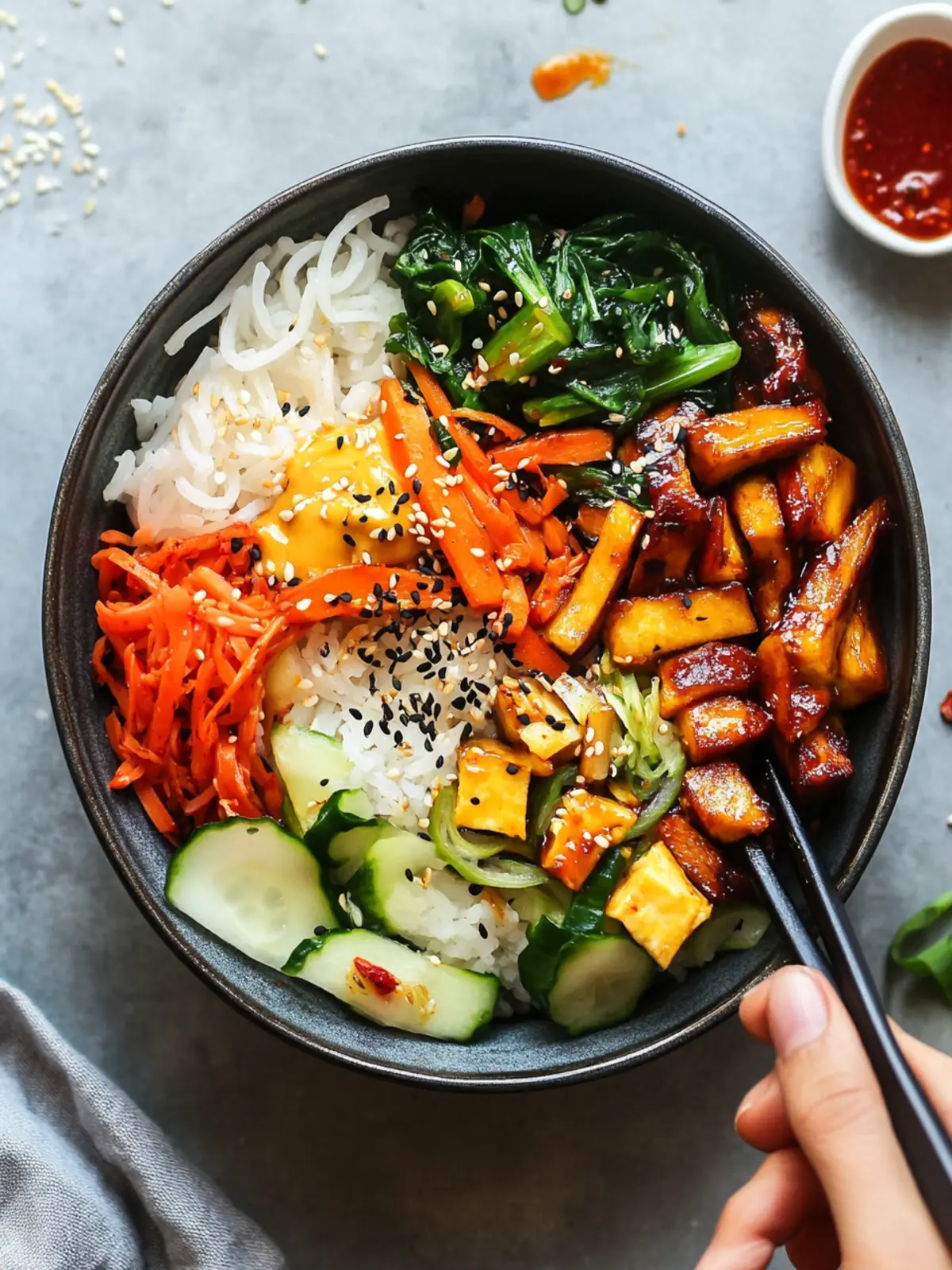 Vegan bibimbap