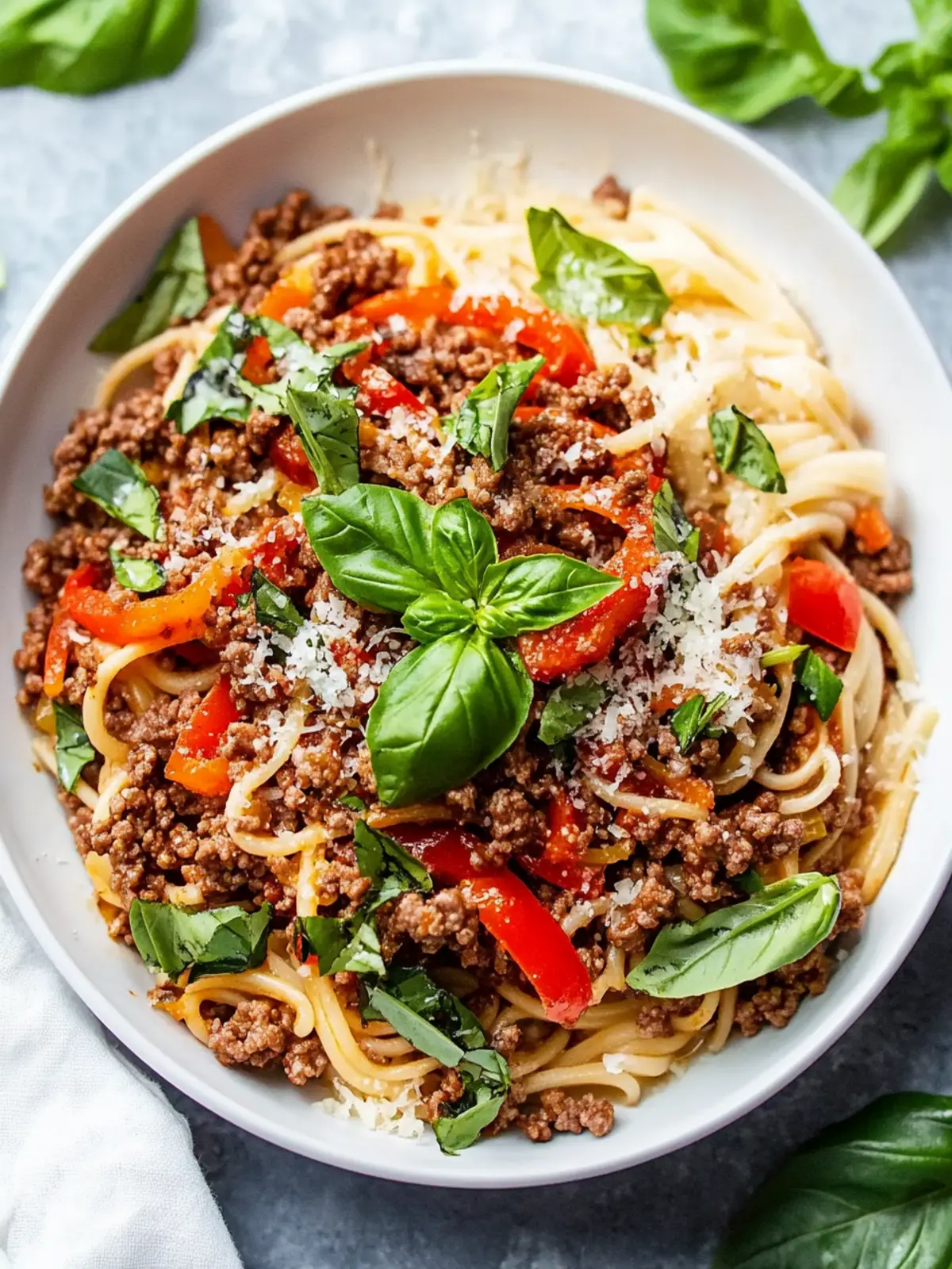 One Pot Ground Beef Pasta