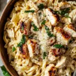 Garlic Parmesan Pasta with Chicken