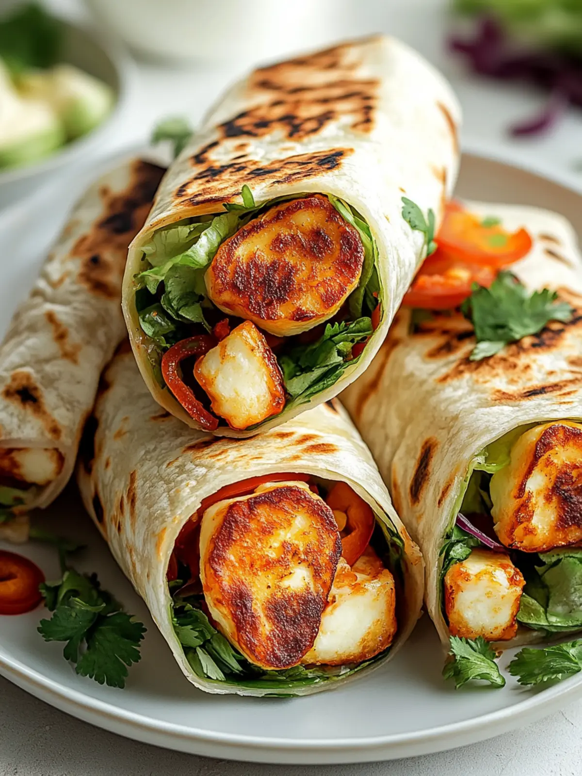 Sweet Chili Halloumi Wraps Perfect for Quick Lunches 4 Sweet Chili Halloumi Wraps