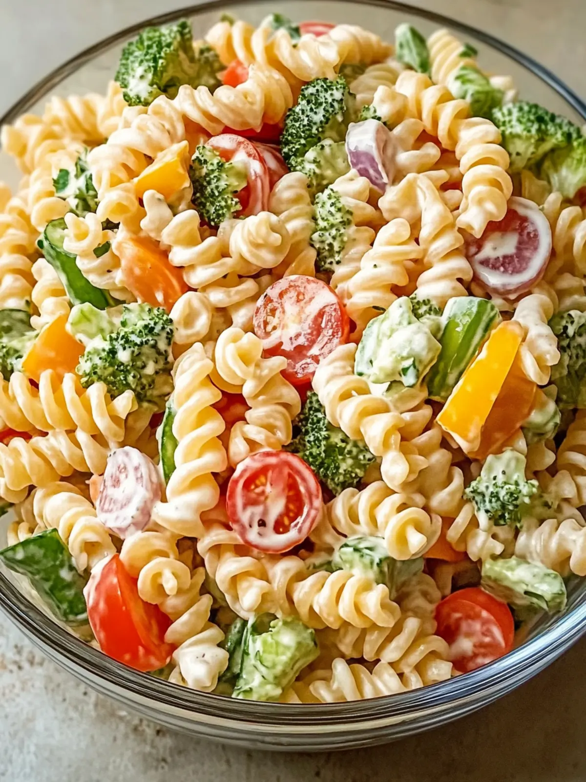 Fresh Ranch Pasta Salad