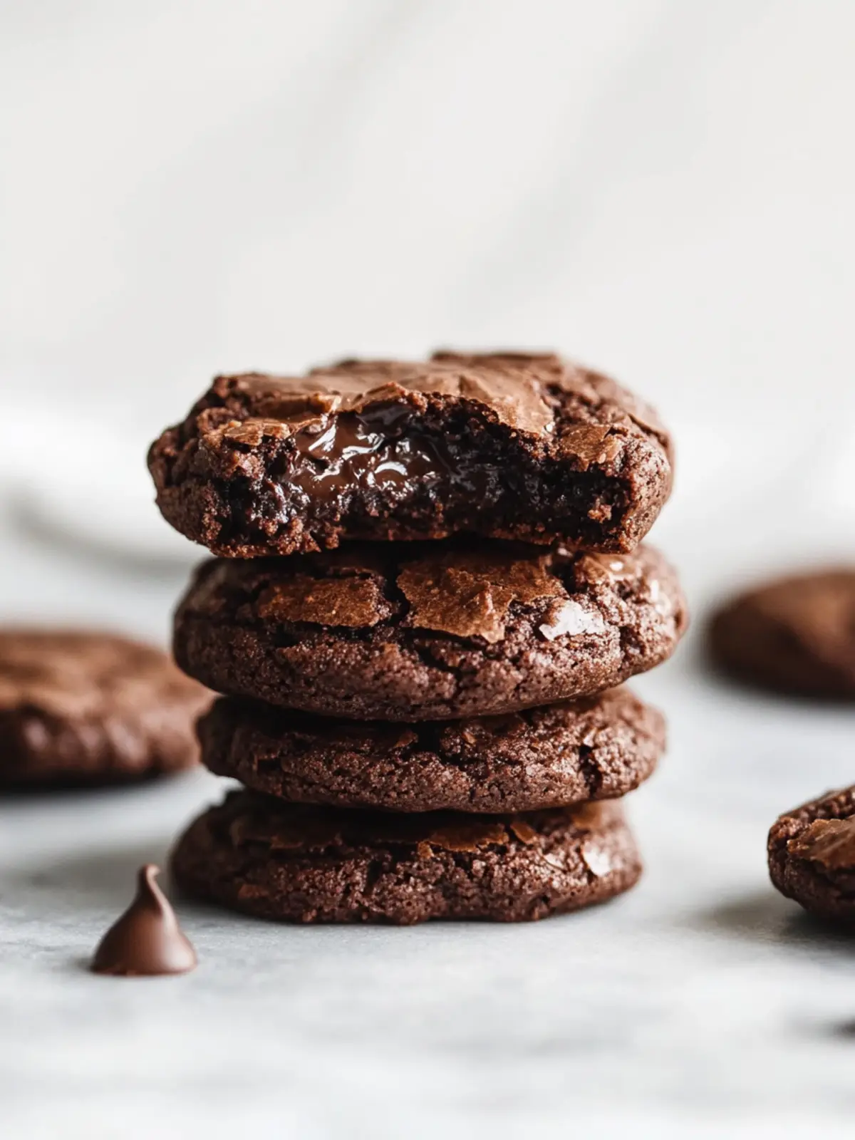 Irresistible Super Fudgy Brownie Cookies for Chocolate Lovers 4 Super Fudgy Brownie Cookies