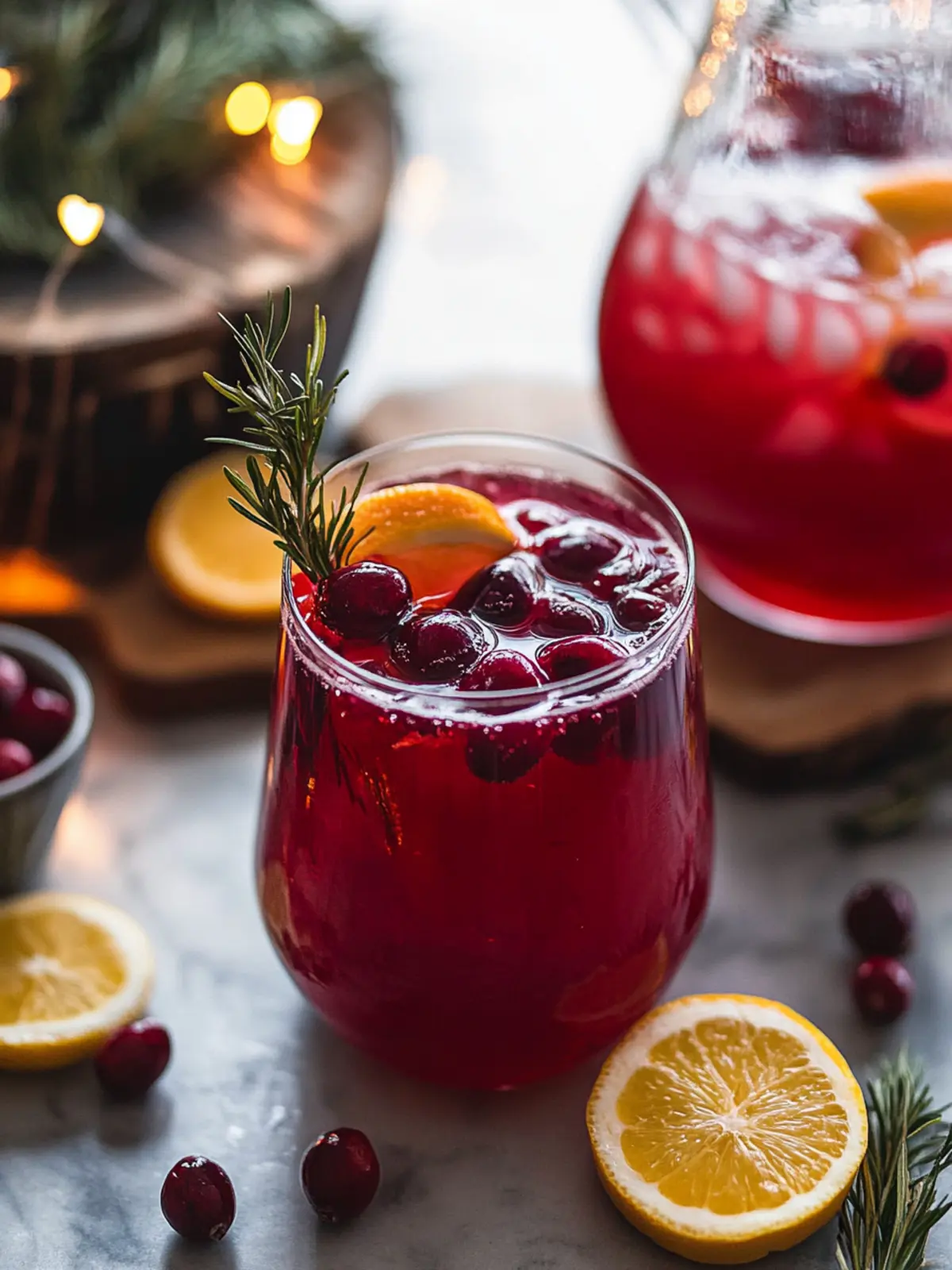 Non-Alcoholic Cranberry Valentine’s punch recipes