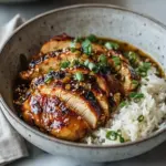 Caramelised Soy Chicken with Garlic Ginger Broth – Easy Dinner Recipe