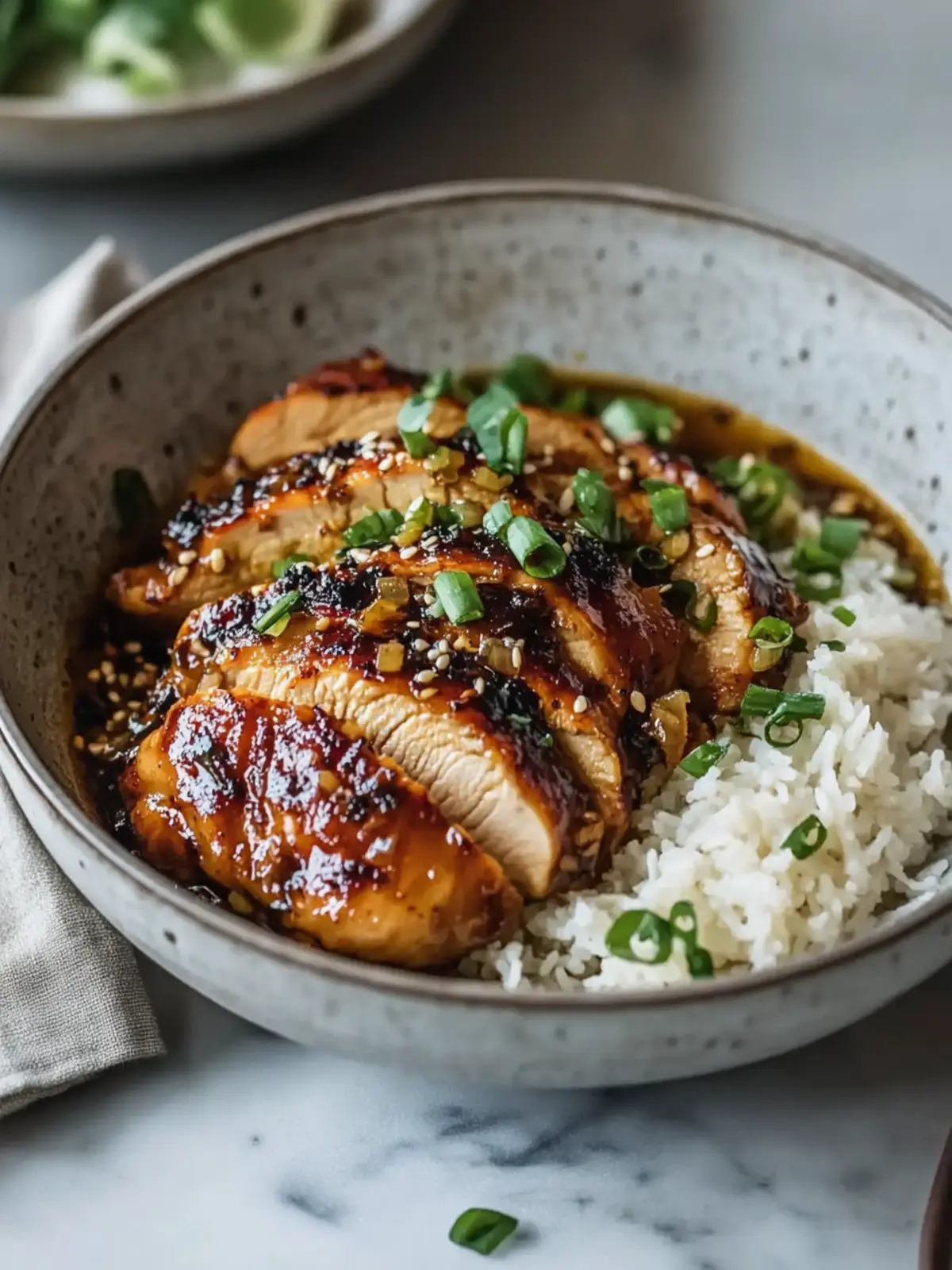 Caramelised Soy Chicken with Garlic Ginger Broth – Easy Dinner Recipe