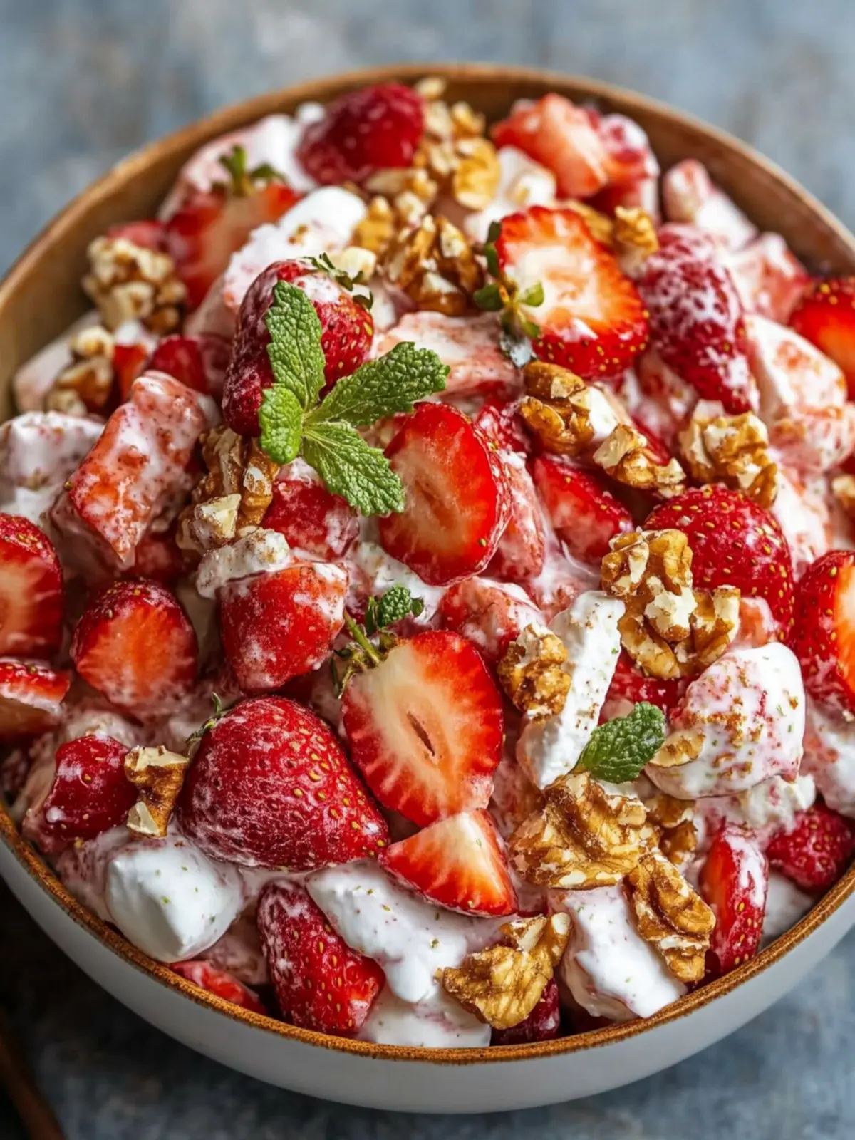 Delightful Strawberry Crack Salad