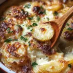 Easy French Onion Potato Bake