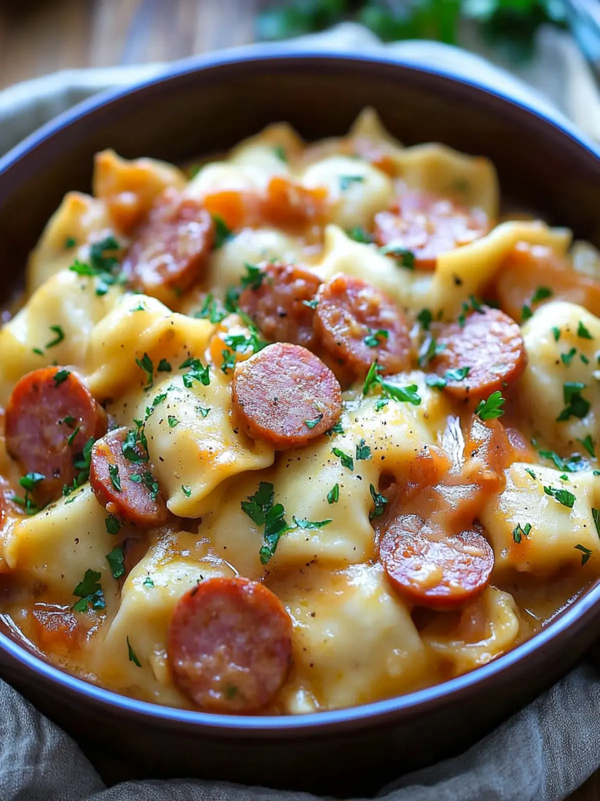 Cozy Crock Pot Pierogi Casserole with Kielbasa Recipe 5 Crock pot Pierogi Casserole with Kielbasa Recipe