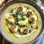 Mediterranean Cauliflower Soup Recipe with Herbs and Olive Oil