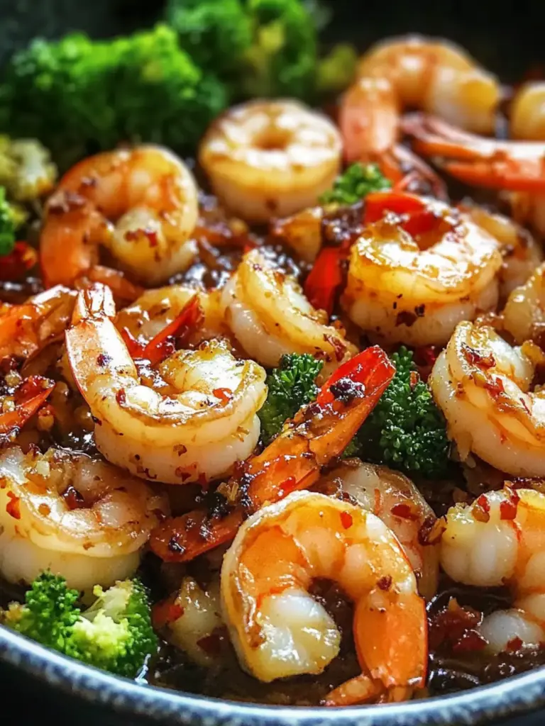 High-Protein Honey Garlic Shrimp