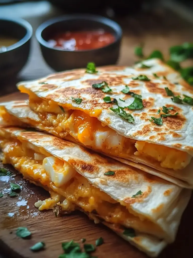 Cheddar Egg Quesadilla Recipe