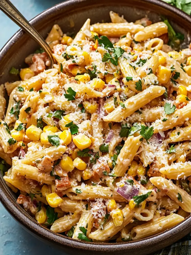 Mexican Street Corn Pasta Salad Recipe
