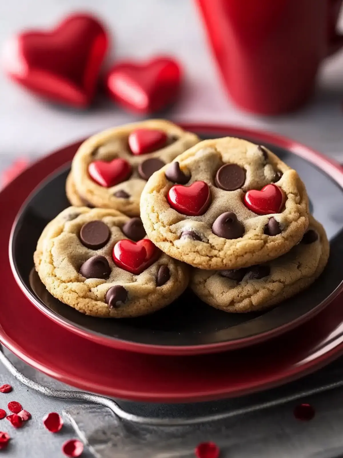Valentine’s Day Chocolate Chip Cookies Recipe