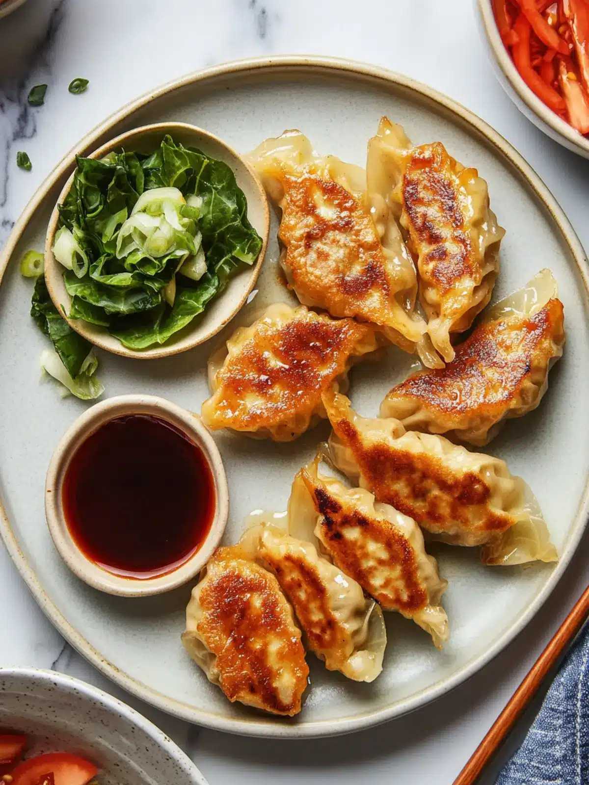 Delicious Pan-Fried Chicken and Cabbage Dumplings for Prosperity 3 Pan-Fried Chicken and Cabbage Dumplings- New Year prosperity recipes