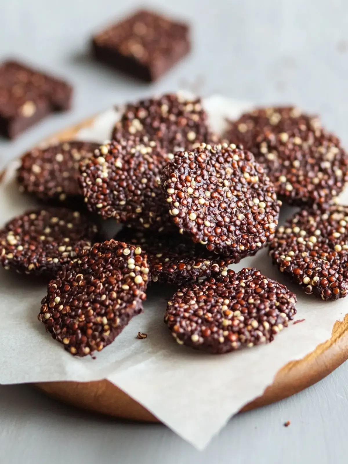 Dark Chocolate Quinoa Crisps: A Crunchy Healthy Delight 4 Dark Chocolate Quinoa Crisps: A Healthy Indulgence with a Crunch