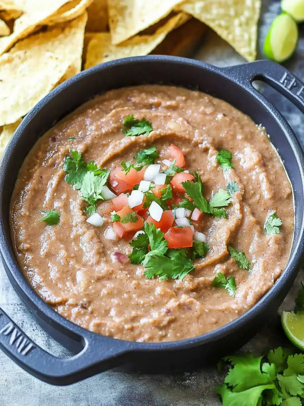Creamy Refried Bean Dip Recipe for Quick Gatherings 4 Refried Bean Dip Recipe