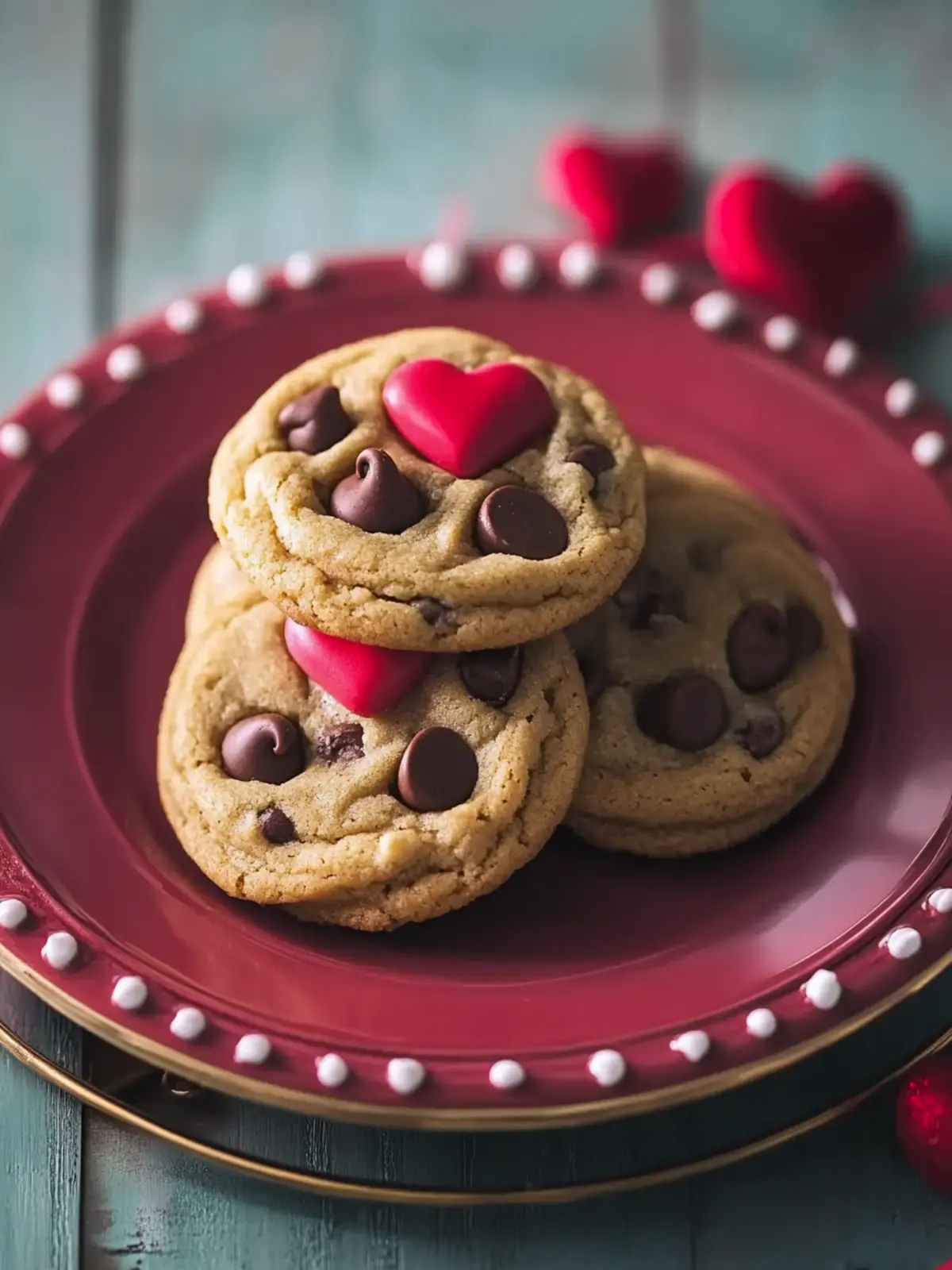 Valentine’s Day Chocolate Chip Cookies Recipe