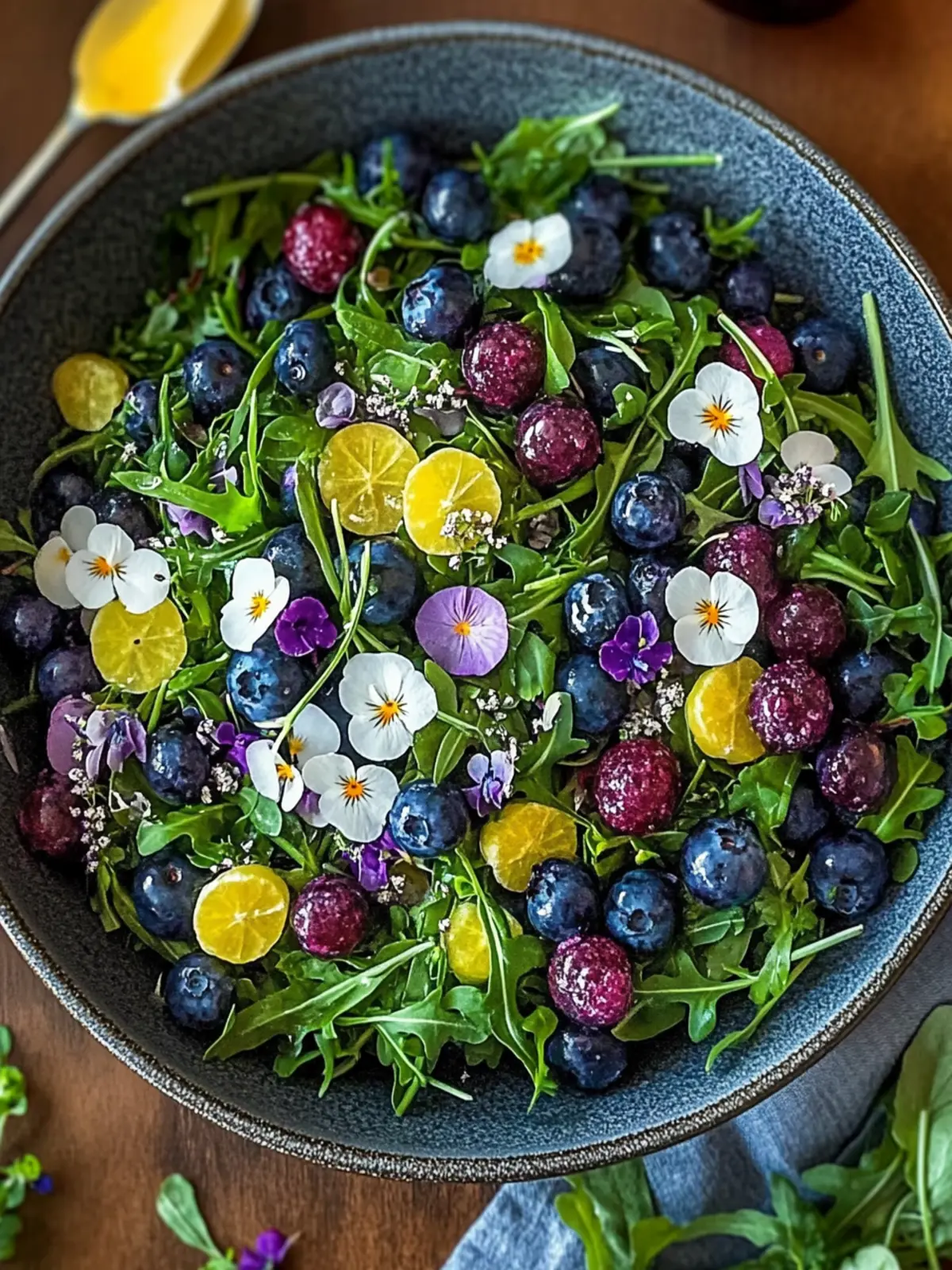Blueberry Arugula Herb Salad: Freshness in Every Bite 2 Blueberry Arugula Herb Salad