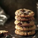 Large chocolate cookies