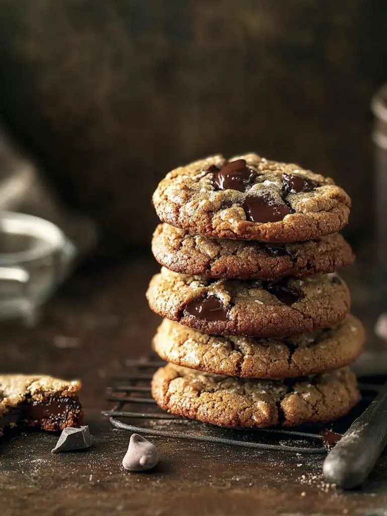 Large chocolate cookies