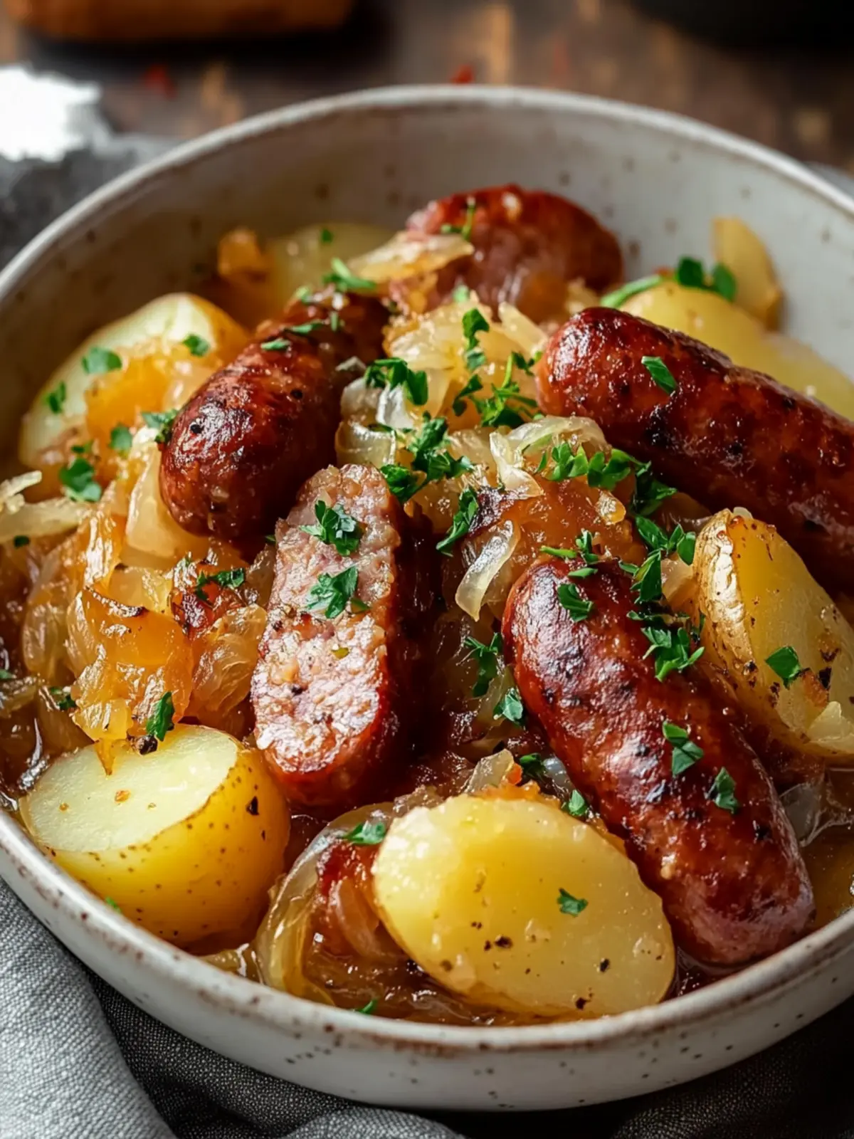 Crockpot Polish Sausage, Sauerkraut & Potatoes Made Easy 2 Crockpot Polish Sausage, Sauerkraut & Potatoes